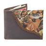 LSU Tigers Camo Corner Leather Wallet – Bifold, Trifold or Tall Roper – Silver Emblem Gift.