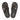 Georgia Southern Eagles Men's Collegiate Flip Flop Sandal. Brown Straps With Metal Concho Logo. Cushioned Insole and Non-skid Outsole.