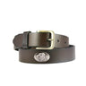 Lab Kids Leather Brown Belt – Youth Fishing Belt with Emblem S-XL