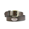 Turkey Leather Belt for Men – Brown Full Grain Casual Hunting Belt