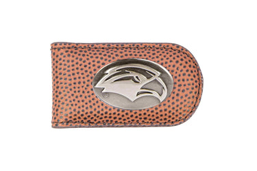 Southern Miss Eagles Leather Magnetic Money Clip Wallet - Silver Emblem Fan Gift - 6 Colors