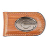 Georgia Bulldogs Leather Magnetic Money Clip Wallet - Silver Emblem Fan Gift - 6 Colors