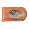 South Carolina Gamecocks Leather Magnetic Money Clip Wallet - Silver Emblem Fan Gift - 6 Colors