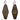 Oklahoma Sooners Collegiate Full Grain Leather Key Fob. Brown Burnished Keychain