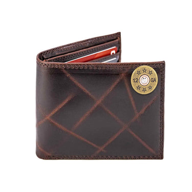 Shotshell Leather Bifold Wallet for Men | Full Grain Leather Wallet | Gift for Him