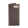 Fleur De Lis Leather Roper Wallet for Men | Full Grain Leather Wallet | Gift for Him