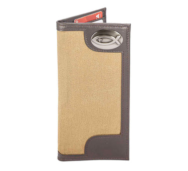 Jesus Fish Leather Roper Wallet for Men | Full Grain Leather Wallet | Gift for Him