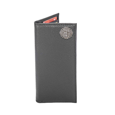 Maltese Cross Leather Roper Wallet for Men | Full Grain Leather Wallet | Gift for Him
