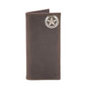 Texas Star Leather Roper Wallet for Men | Full Grain Leather Wallet | Gift for Him
