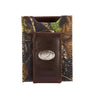 Cotton Boll Magnetic Leather Wallet | Slim Front Pocket Card Holder | Minimalist Clip Wallet