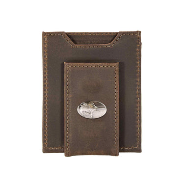 Marlin Magnetic Leather Wallet | Slim Front Pocket Card Holder | Minimalist Clip Wallet