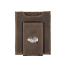 South Carolina Palmetto Magnetic Leather Wallet | Slim Front Pocket Card Holder | Minimalist Clip Wallet