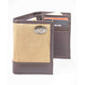 Cotton Boll Leather Trifold Wallet for Men | Full Grain Leather Wallet | Gift for Him