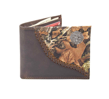 Maltese Cross Leather Bifold Wallet for Men | Full Grain Leather Wallet | Gift for Him
