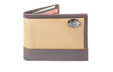 Bass Leather Bifold Wallet for Men | Full Grain Leather Wallet | Gift for Him