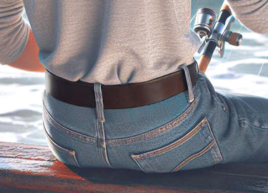 Mens Leather Belt Brown or Black | Full Grain Casual Belt | Classic Everyday Belt | Jeans Dress Belt