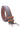Mens Two Tone Full Grain Leather Belt | Black Leather Belt with Brown Trim| Casual Dress Belt