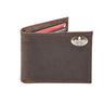 Fleur De Lis Leather Bifold Wallet for Men | Full Grain Leather Wallet | Gift for Him