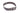 Virginia Tech Hokies Brown Leather Dog Collar - Antique Silver Logo