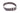 Cotton Boll Brown Leather Dog Collar - Antique Silver Logo