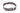 American Flag Brown Leather Dog Collar - Antique Silver Logo