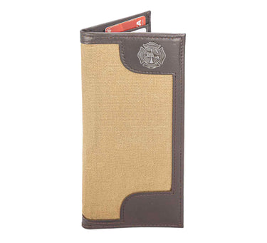 Maltese Cross Leather Roper Wallet for Men | Full Grain Leather Wallet | Gift for Him