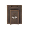 Mallard Magnetic Leather Wallet | Slim Front Pocket Card Holder | Minimalist Clip Wallet
