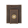 Shotshell Magnetic Leather Wallet | Slim Front Pocket Card Holder | Minimalist Clip Wallet
