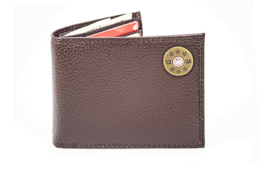 Shotshell Leather Bifold Wallet for Men | Full Grain Leather Wallet | Gift for Him