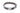 Ohio State Buckeyes Brown Leather Dog Collar - Antique Silver Logo