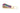 Florida Gators Preppy Pinstripe Ribbon Keychain with Khaki Webbing and Brass Hardware