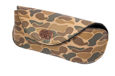 Mississippi State Bulldogs Sunglass and Eyewear Case – Camo or Brown Pebble with Protective Snap Closure
