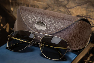 Tennessee Vols Sunglass and Eyewear Case – Camo or Brown Pebble with Protective Snap Closure
