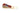 Auburn Tigers Preppy Pinstripe Ribbon Keychain with Khaki Webbing and Brass Hardware