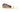 South Carolina Gamecocks Preppy Pinstripe Ribbon Keychain with Khaki Webbing and Brass Hardware