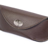 SC Palmetto Sunglass and Eyewear Case – Brown Pebble with Protective Snap Closure