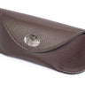 Redfish Sunglass and Eyewear Case – Brown Pebble with Protective Snap Closure