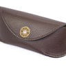 Shotshell Sunglass and Eyewear Case – Camo or Brown Pebble with Protective Snap Closure
