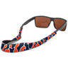 Auburn Tigers Color Navy and Orange Camo Style Neoprene Sunglasses Strap