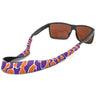 Clemson Tigers Color Orange and Purple Camo Style Neoprene Sunglasses Strap