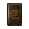 USC Gamecocks Magnetic Phone Card Holder – Brown Burnished Leather or Old School Camo