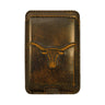 Texas Longhorns Magnetic Phone Card Holder – Brown Burnished Leather or Old School Camo