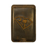 SC Palmetto Magnetic Phone Card Holder – Brown Burnished Leather or Old School Camo