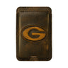Georgia Bulldogs Magnetic Phone Card Holder – Brown Burnished Leather or Old School Camo