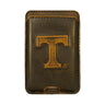 Tennessee Vols Magnetic Phone Card Holder – Brown Burnished Leather or Old School Camo
