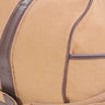 ECU Pirates Canvas Weekender Bag - Khaki Waxed Canvas Duffel - Durable Water Resistant Bag - East Carolina Travel Bag - Overnight Case